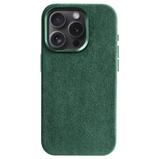 Forest Green Alcantara