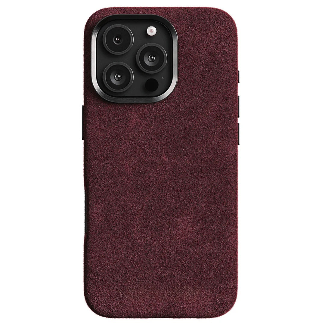 Burgundy Red Alcantara