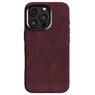 Burgundy Red Alcantara